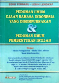 Pedoman Umum Ejaan Bahasa Indonesia Yang Disempurnakan Dan Pedoman Umum Pembentukan Istilah