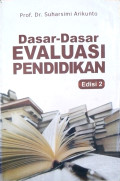 Dasar-Dasar Evaluasi Pendidikan