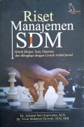 Riset Manajemen SDM Untuk Skripsi, Tesis, Disertasi Dan Dilengkapi Dengan Contoh Artikel Jurnal
